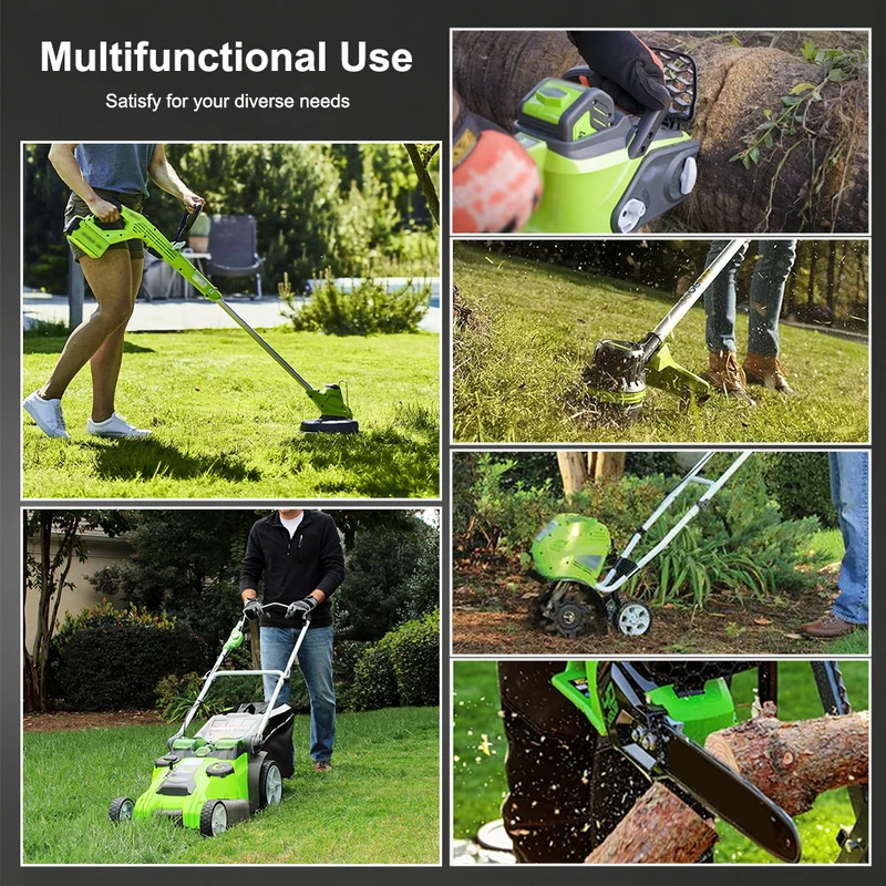 Greenworks 40V Battery for Leaf Blower Hedge Trimmer Pole Saw & All 40V Cordless Tools