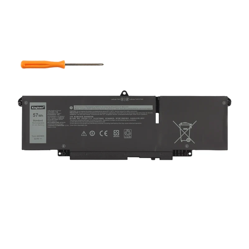 66DWX Battery Replacement For Dell Latitude 7340 7350 7440 7450 7640 7650 Series