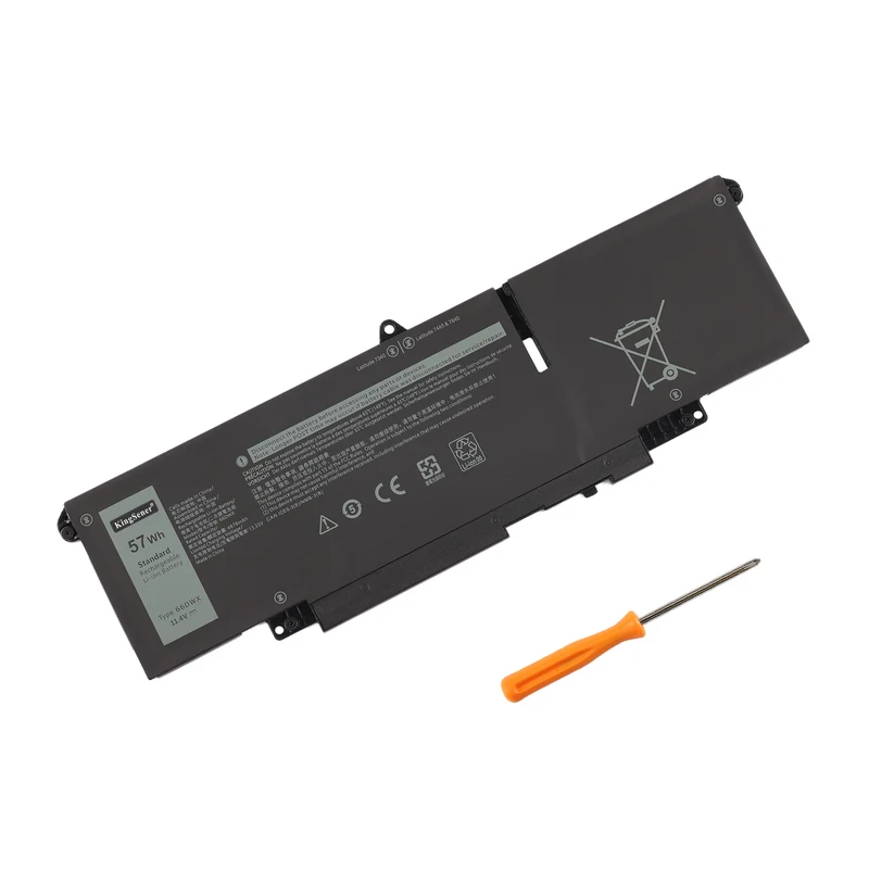 66DWX Battery Replacement For Dell Latitude 7340 7350 7440 7450 7640 7650 Series