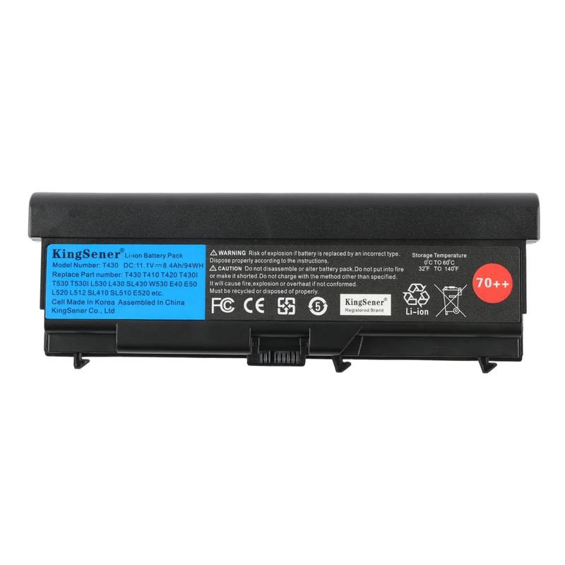 T430 94WH Laptop Battery for Lenovo ThinkPad T430I T530 T530I W530 SL430 SL530 L430 L530 45N1104 | US Stock