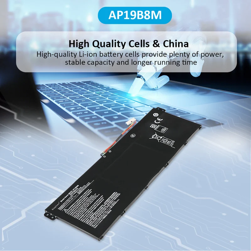 Acer Swift 3 SF314-59 TravelMate P4 TMP414-51 Battery AP19B8M 56Wh