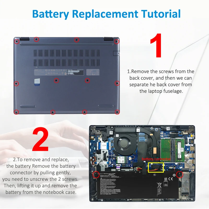 Acer Swift 3 SF314-59 TravelMate P4 TMP414-51 Battery AP19B8M 56Wh