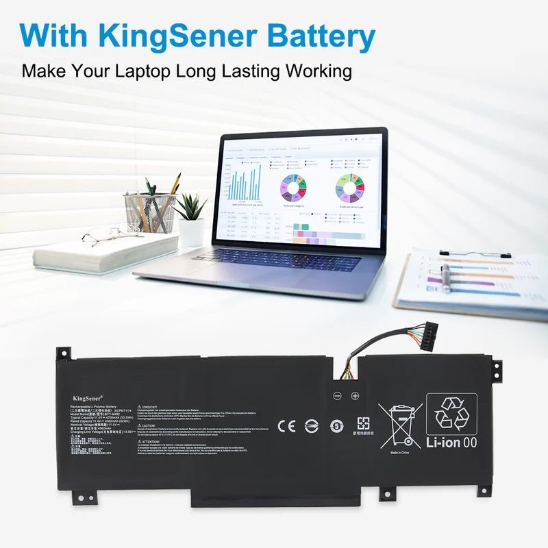 BTY-M492 Laptop Battery For MSI Pulse GL66 11UDK-255VN 11UEK-016AU 11UCK-200XPL GL76 Katana GF66 GF76 11UD 11UE