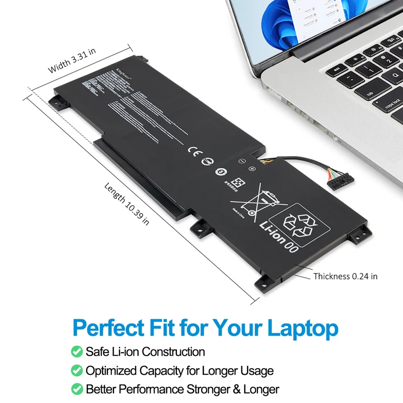 BTY-M492 Laptop Battery For MSI Pulse GL66 11UDK-255VN 11UEK-016AU 11UCK-200XPL GL76 Katana GF66 GF76 11UD 11UE