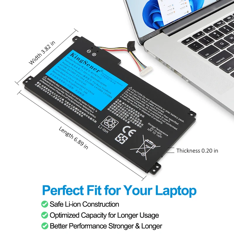 B31N1912 Battery For ASUS VivoBook 14 E410MA L410MA Series | US Stock