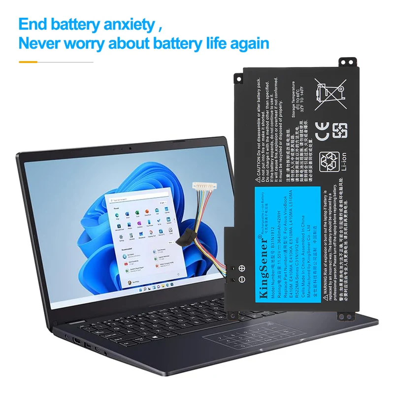 B31N1912 Battery For ASUS VivoBook 14 E410MA L410MA Series | US Stock