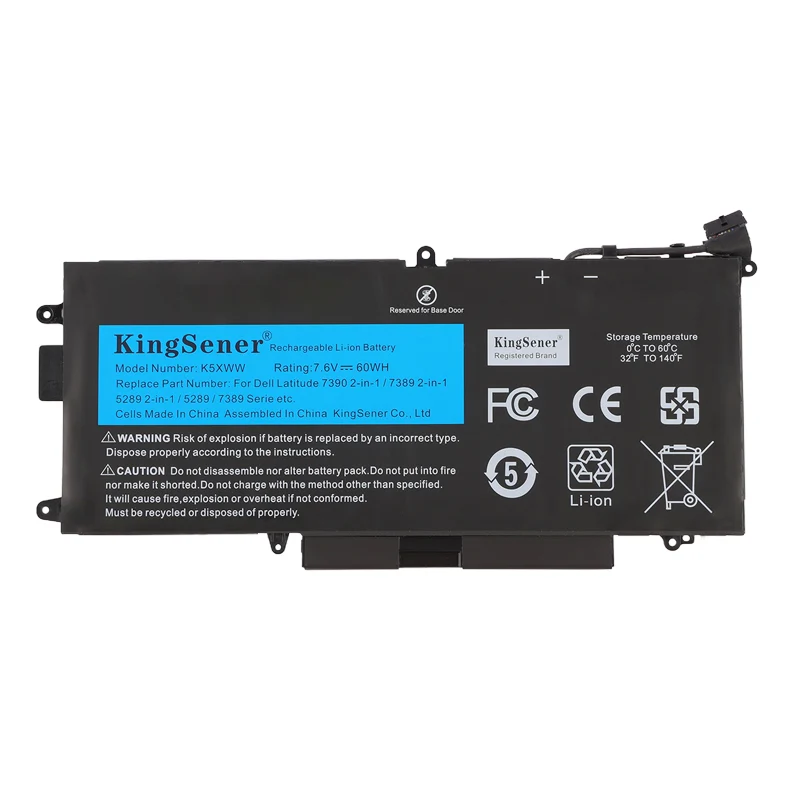 K5XWW Battery For Dell Latitude 13 7389 7390 2-in-1 and 5289 2-in-1 Series EU Stock