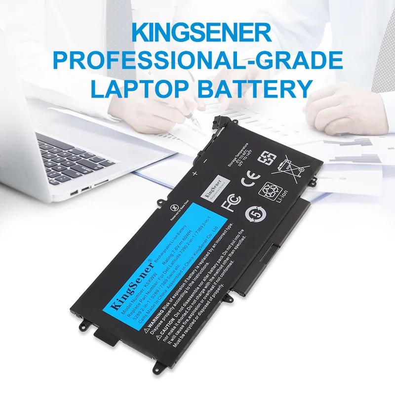 K5XWW Battery For Dell Latitude 13 7389 7390 2-in-1 and 5289 2-in-1 Series EU Stock