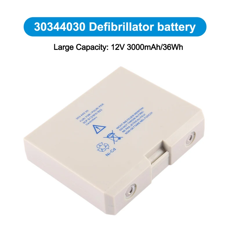 30344030 SCP913 SCP915 Battery For GE Hellige Cardioserv Defibrillator