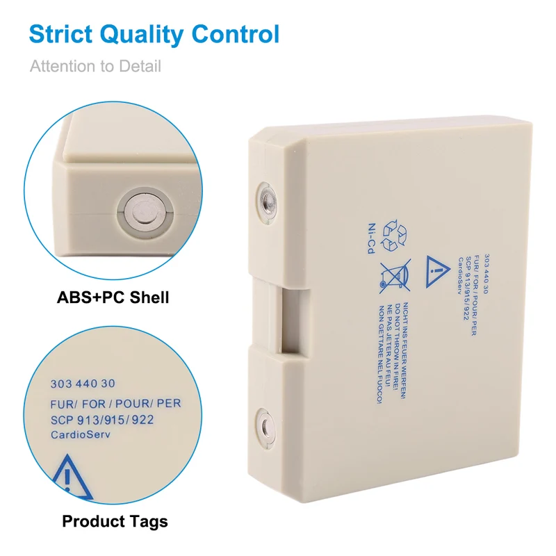 30344030 SCP913 SCP915 Battery For GE Hellige Cardioserv Defibrillator