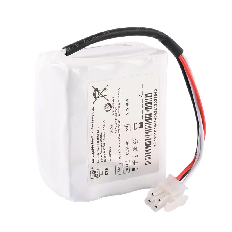 YR115101 Battery for Air Liquide Monnal T60 ICU Ventilator 22.2V 2.6Ah Li-ion
