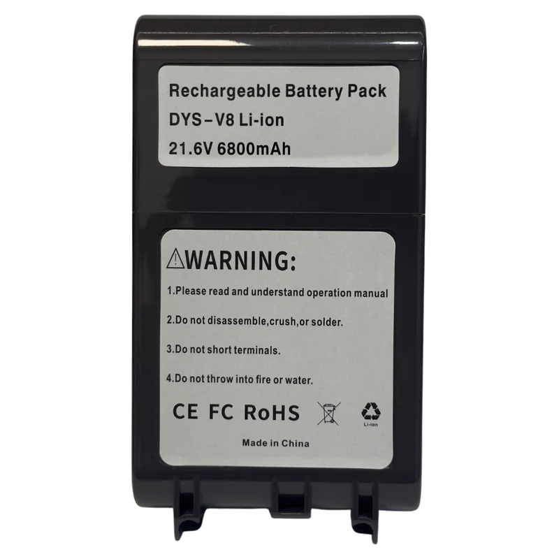 Batterie Dyson V8 SV10 21.6V 6800mAh Li-Ion compatible
