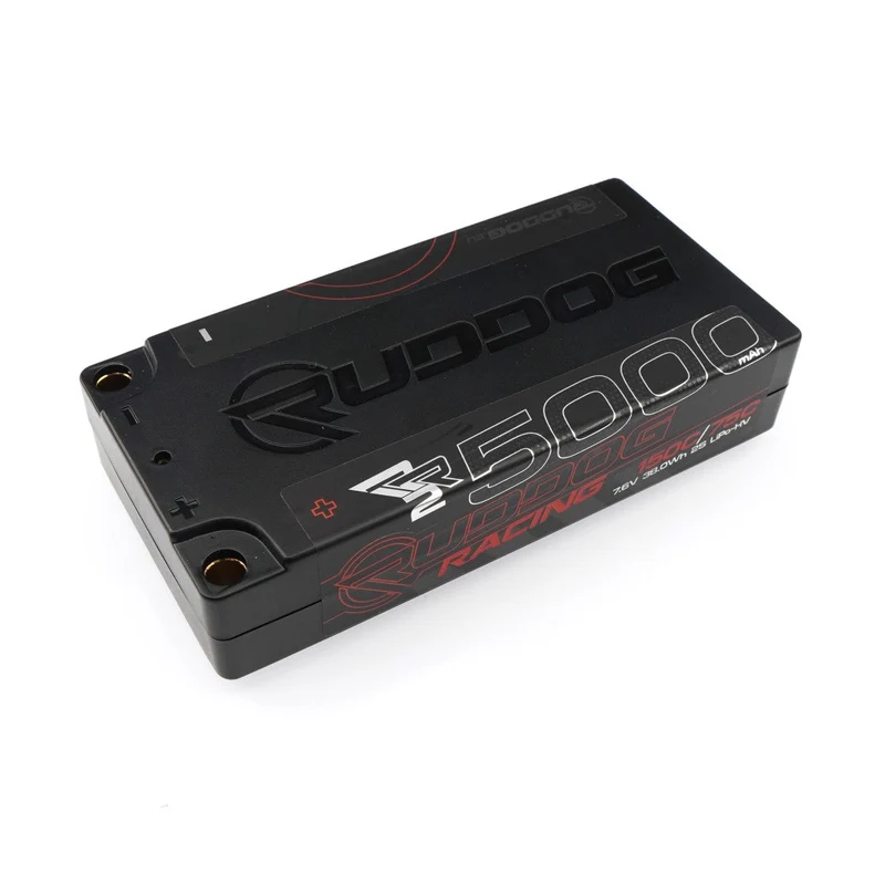 Ruddog Racing Accu Lipo RR2 2S 5000mah 7.6v HV 150C Shorty LCG RP-0854