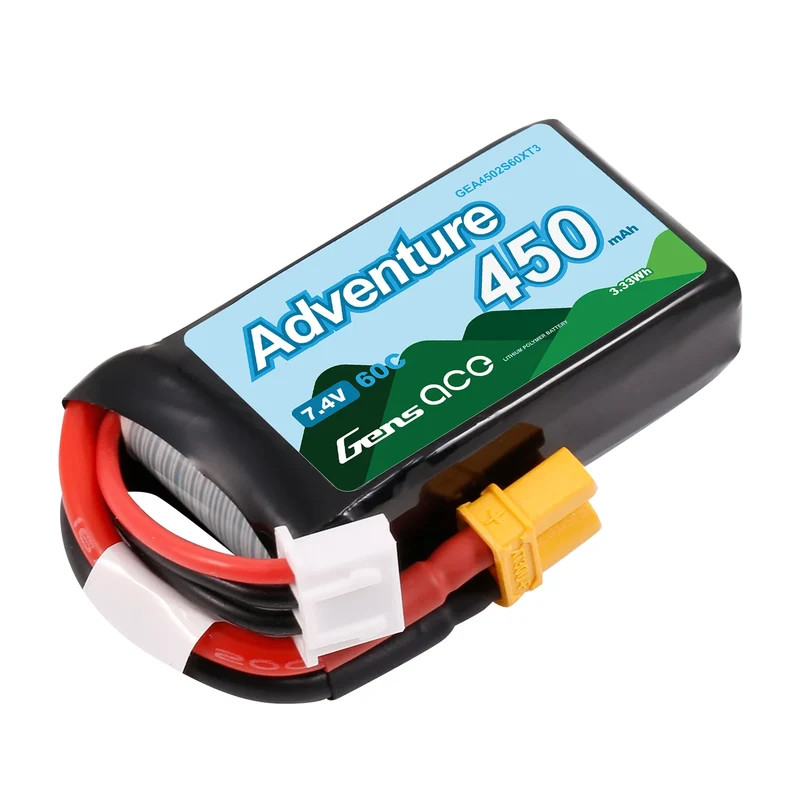 Gens Ace Accu lipo G-Tech Adventure 7.4v 450mAh 60C XT30