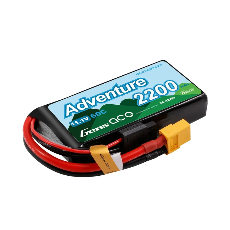 Gens Ace Accu lipo G-Tech Adventure 11.1v 2200mAh 60C XT60