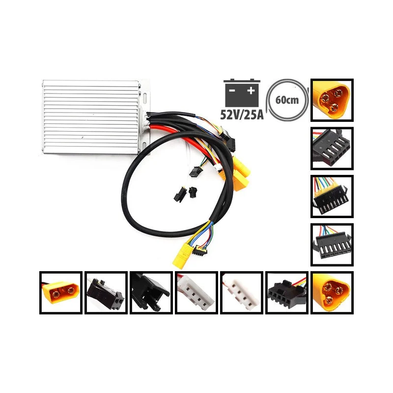 Contrôleur 52V 25A Bi-Moteurs pour Trottinette Électrique Kukirin G2 Master