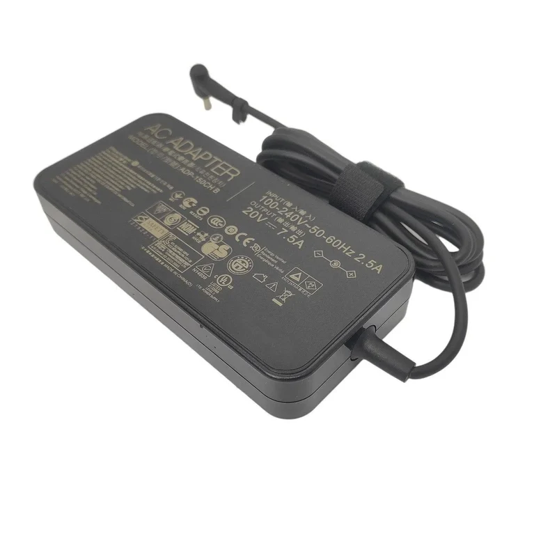 Chargeur pour Ordinateur Asus Rog Gaming 20v 7,5A 150W, 4.5 x 3.0mm