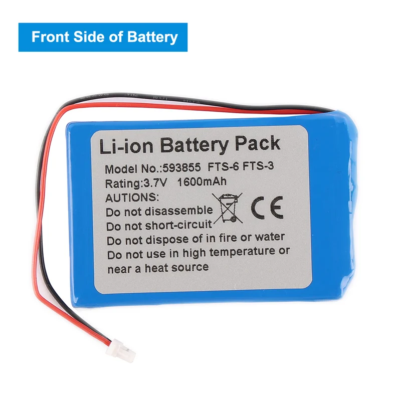 593855 Replacement Battery For Edan FTS-3 Wireless Fetal Monitor Probe