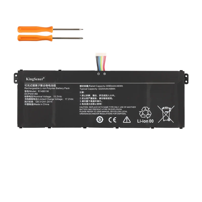 R14B01W Laptop Battery For Xiaomi RedmiBook 14 16 XMA1901-DA/DG/DJ XMA1901-AA