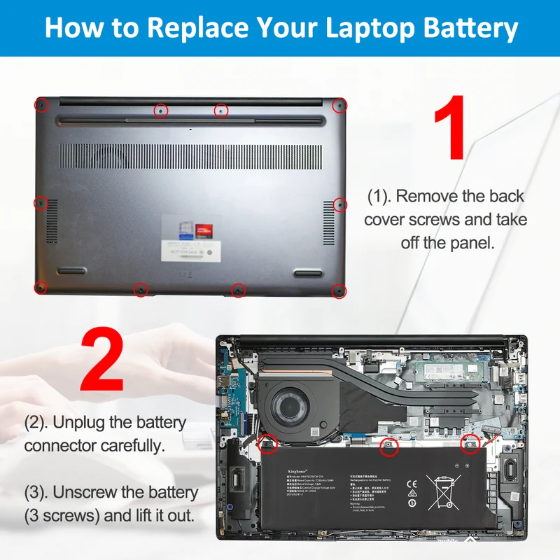 HB4792Z9ECW-22A Battery For Honor MagicBook 15 2021 BMH-WFQ9HN BMH-WDX9