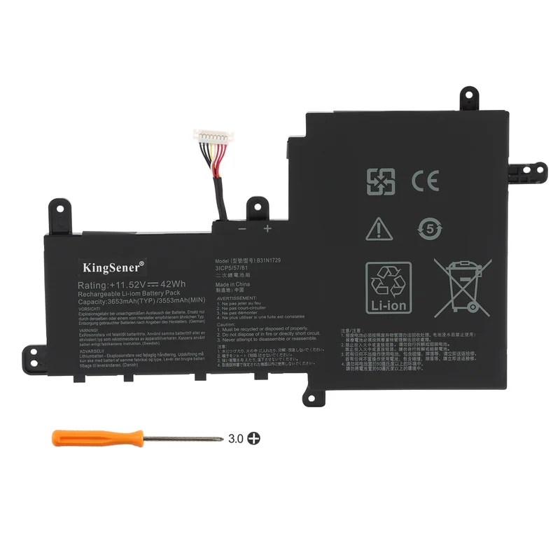 ASUS VivoBook S15 S530F Laptop Battery Replacement-Compatible B31N1729