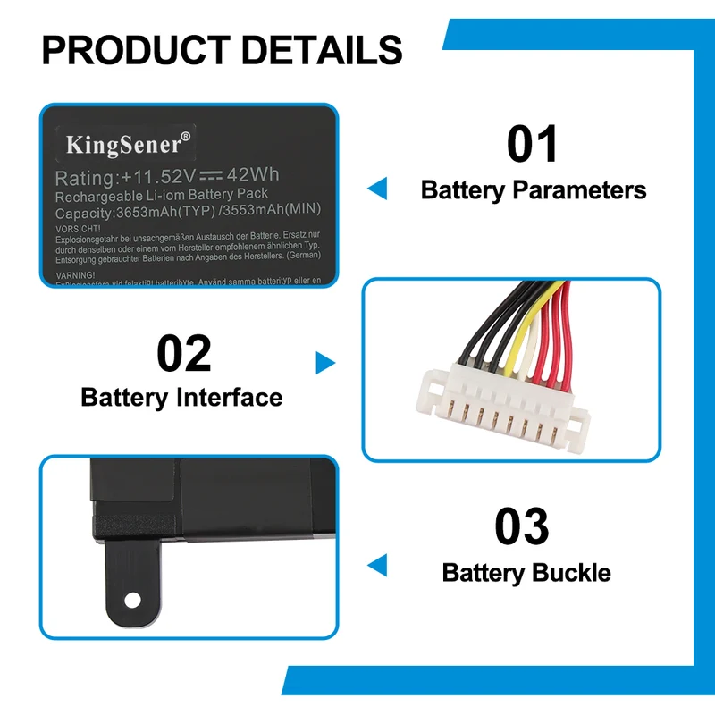 ASUS VivoBook S15 S530F Laptop Battery Replacement-Compatible B31N1729