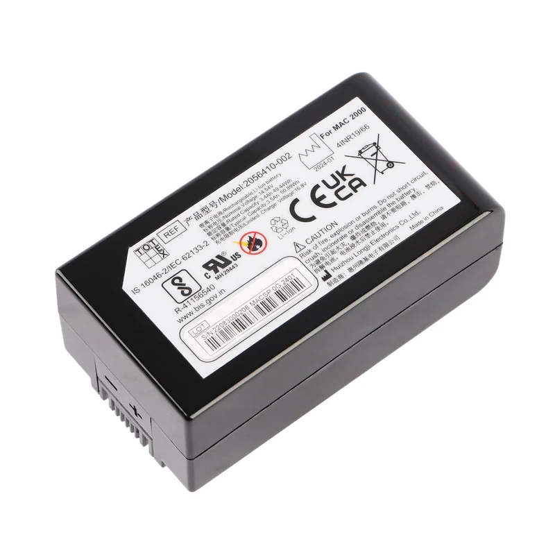 2056410-002 Replacement Battery For GE MAC 2000