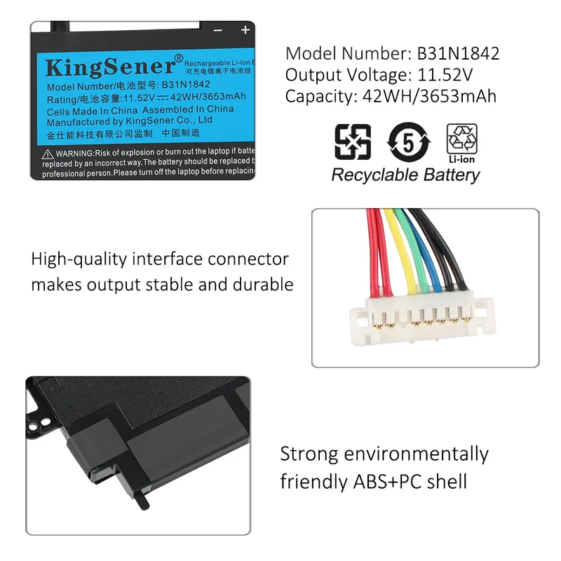 Asus VivoBook 15 S513EA Laptop Battery Replacement-Compatible B31N1842
