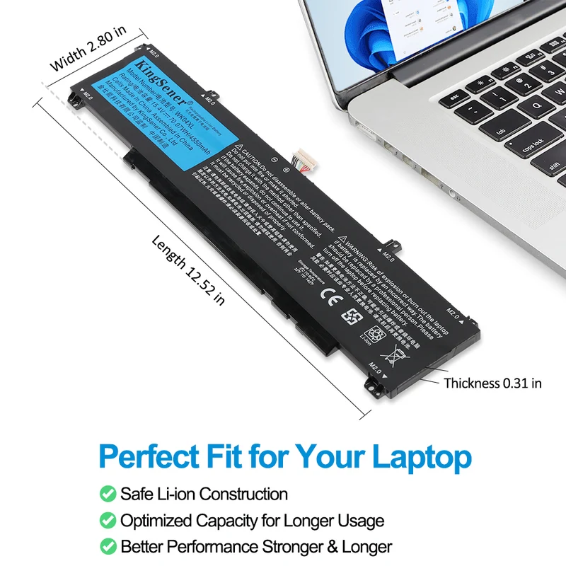 WK04XL Replacement Battery For HP OMEN 16-b 16-c Gaming Laptop HSTNN-IB9V | EU Stock