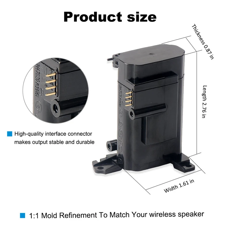 071473 071471 745518-0010 Bluetooth Speaker Battery for Bose SoundLink Revolve