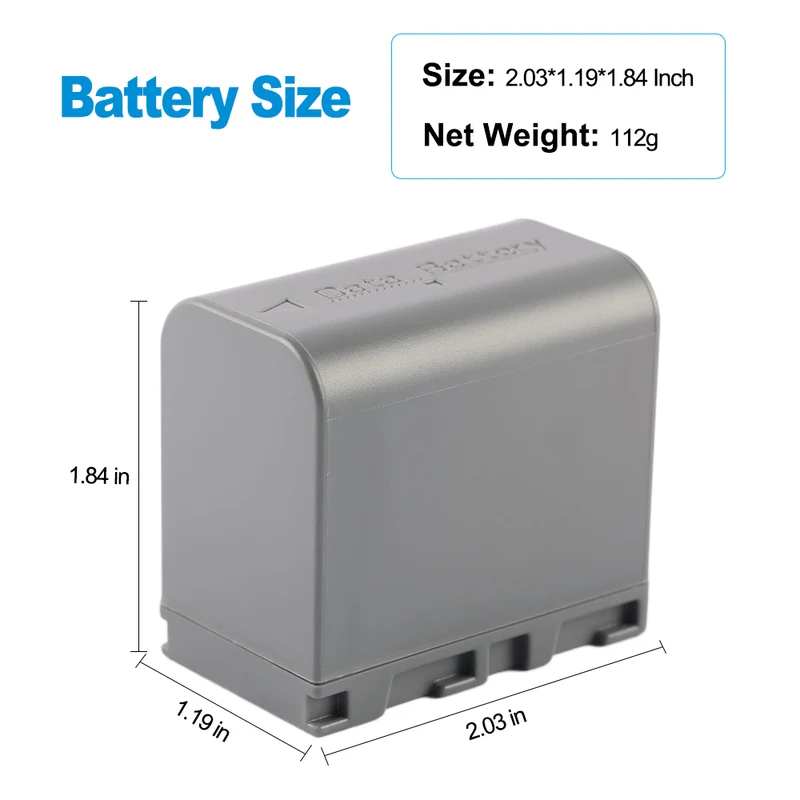 BN-VF823 BN-VF808U Replacement Camera Battery For JVC GZ-HM400 MG330 7.4V
