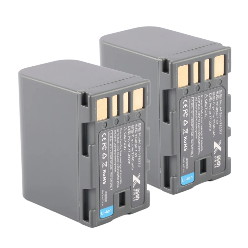 BN-VF823 BN-VF808U Replacement Camera Battery For JVC GZ-HM400 MG330 7.4V