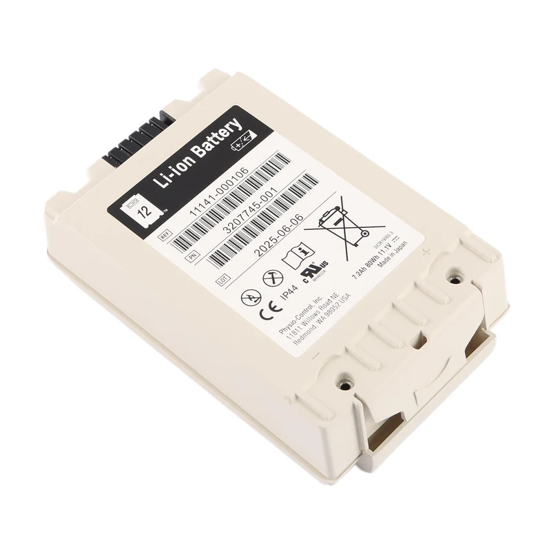Physio Control LifePak 12 Defibrillator Battery 11141-000106 3207745-001