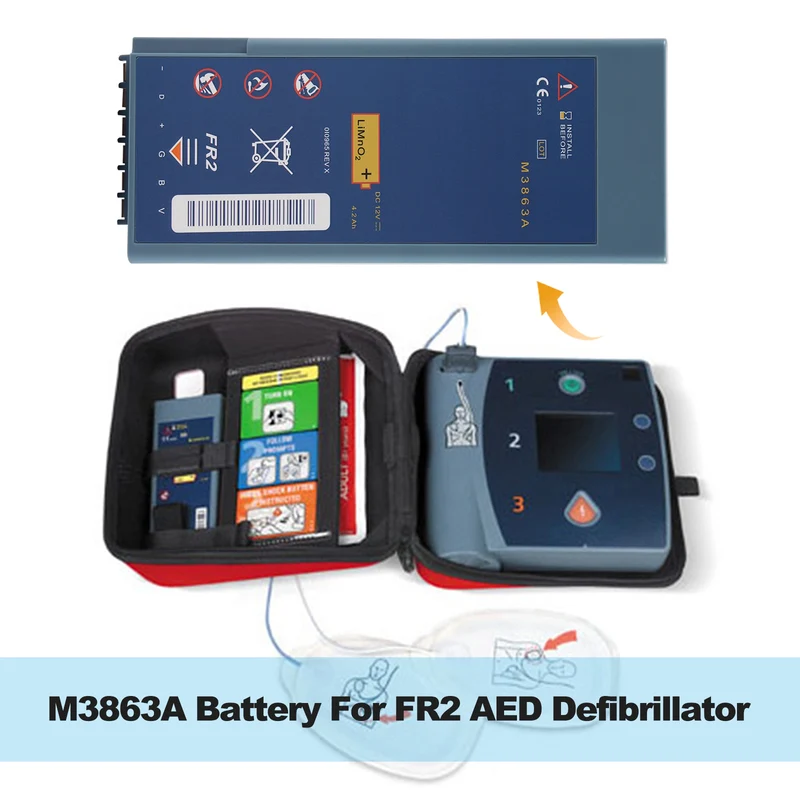M3863A Battery For Philips ForeRunner FR2 ForeRunner FR2 Plus FR2+ Admin Pack