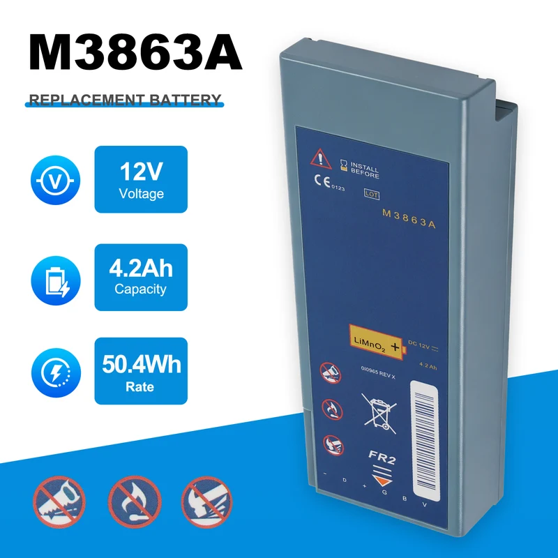M3863A Battery For Philips ForeRunner FR2 ForeRunner FR2 Plus FR2+ Admin Pack