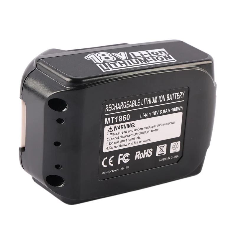 MT1850 Replacement Battery For Makit 18V 6000mAh Power Tool