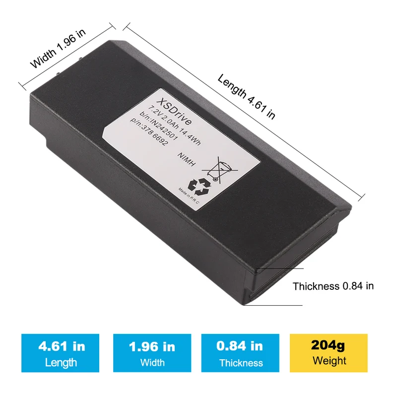 Control Battery Replacement For Hiab HIA7220 AMH0627 AX-HI6692