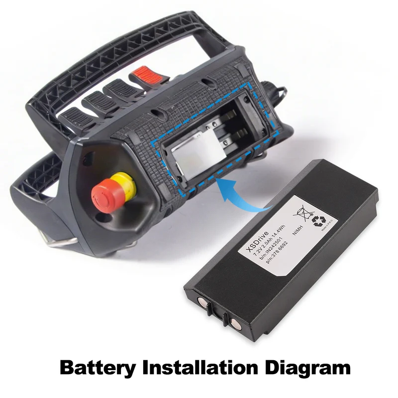 Control Battery Replacement For Hiab HIA7220 AMH0627 AX-HI6692