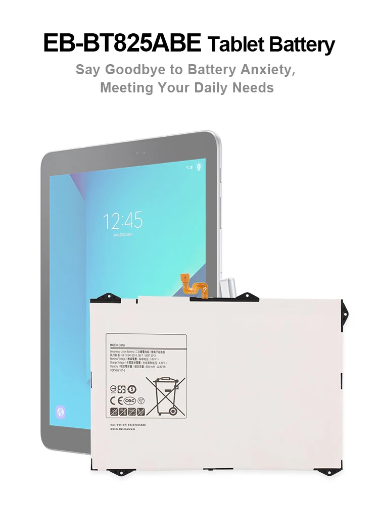 EB-BT825ABE Replacement Battery For Samsung Galaxy Tab S3 SM-T820 SM-T825 SM-T827V