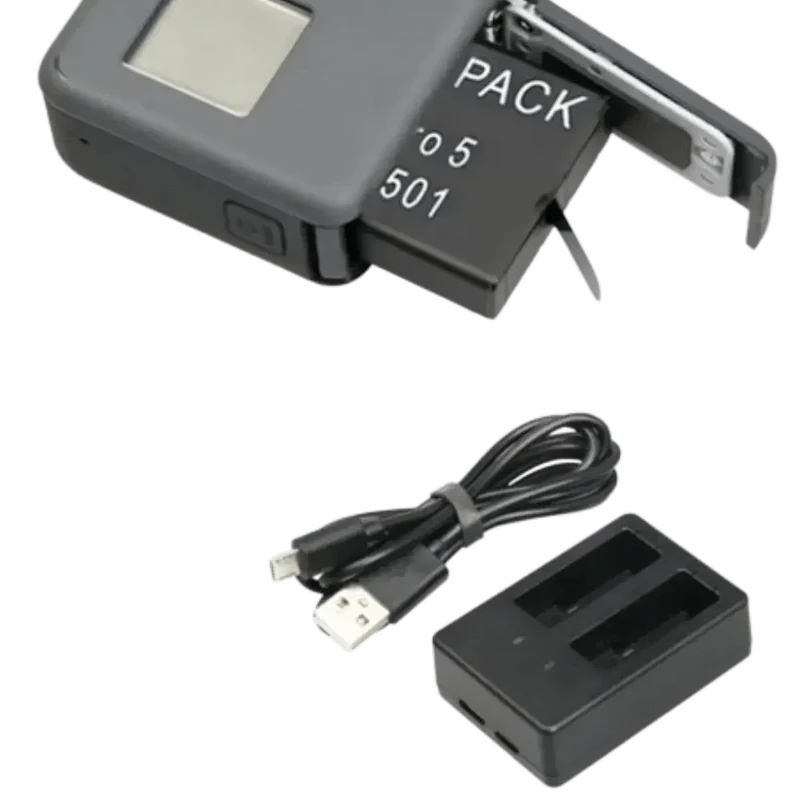 Chargeur avec x1 Batterie 900mAh pour caméra SJCAM SJ 4000
