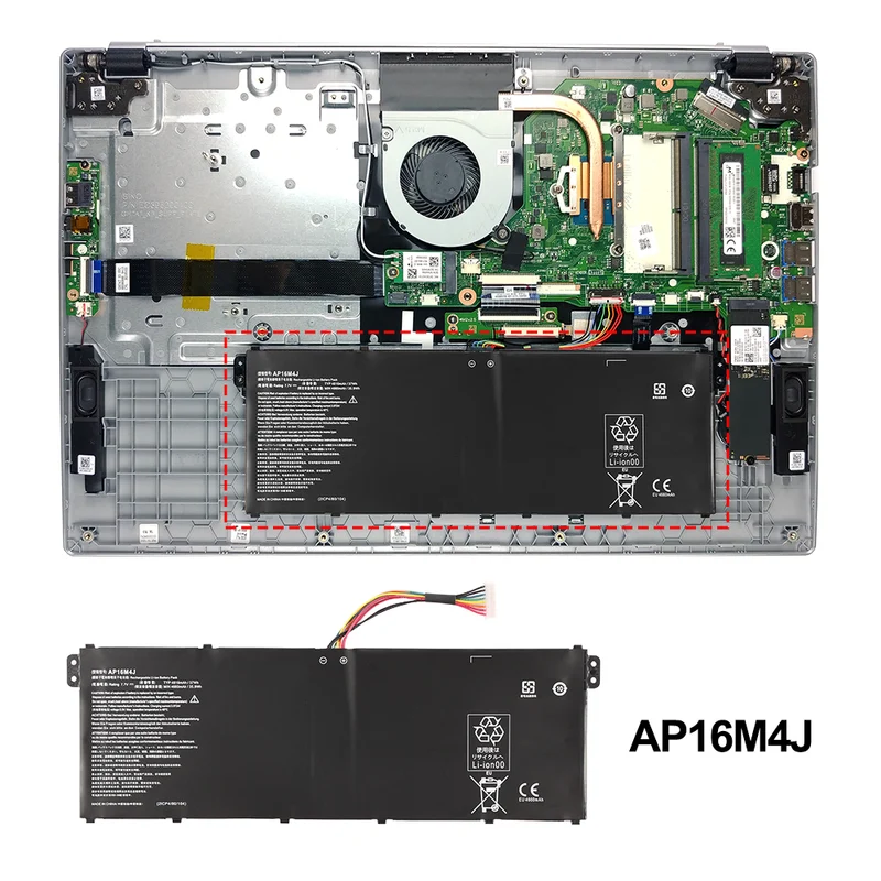 AP16M4J Battery for Acer Aspire 3 A314 A315 EX215 37Wh