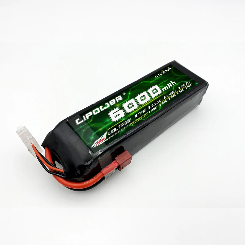 LiPo Battery Pack for Model Aircraft Drone 6000mAh