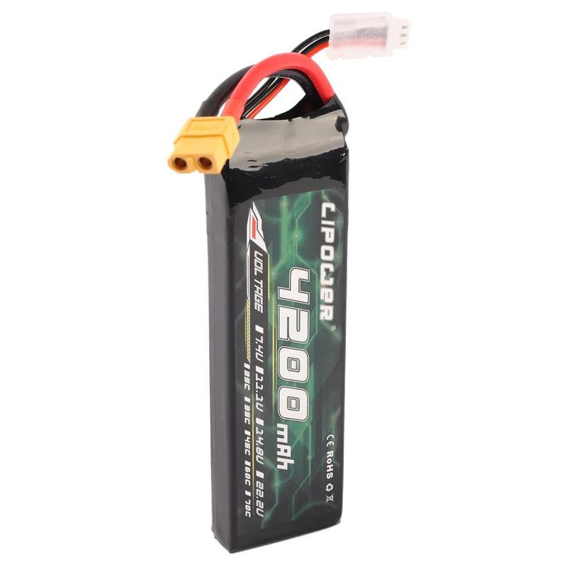 4200mAh Replacement Lipo Batteries For RC airplanes 35C 14.8V XT60 Plug