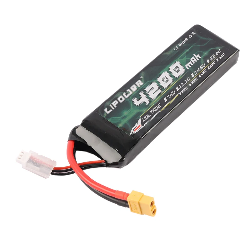 4200mAh Replacement Lipo Batteries For RC airplanes 35C 14.8V XT60 Plug
