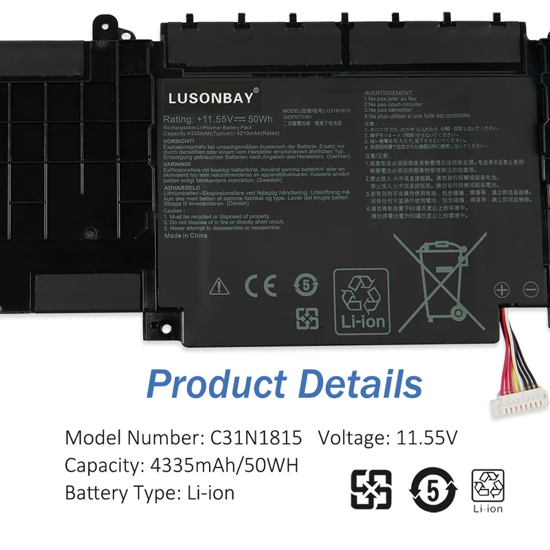 0B200-03150000 Laptop Battery For ASUS Zenbook 13 UX333 UX333FA RX333FA | EU Stock