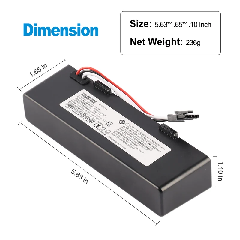 STYTJ02YM Vacuum Cleaner Battery For Mijia Sweeping Mopping Robot and For Haier JX37