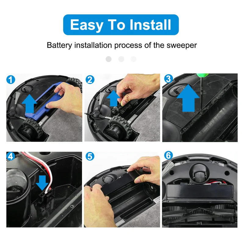 STYTJ02YM Vacuum Cleaner Battery For Mijia Sweeping Mopping Robot and For Haier JX37