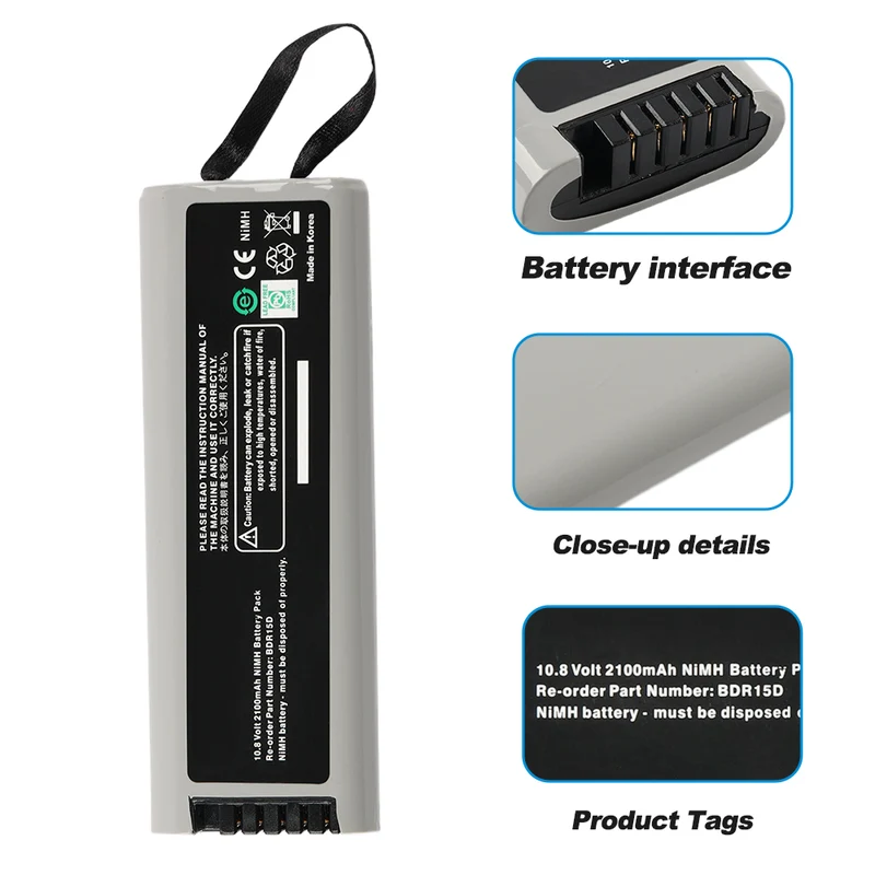 BDR15D Battery for Yokogawa OTDR AQ7275 AQ7275 2100mAh / 22.68Wh