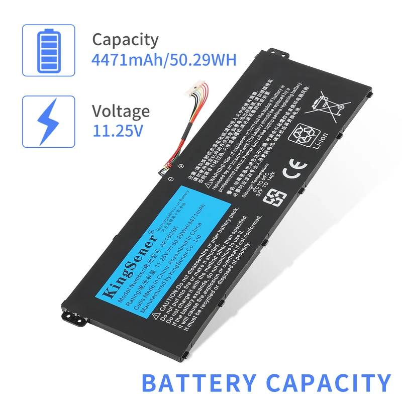 AP18C8K Laptop Battery Replacement for Acer Aspire 5 A514-54 A514-54G | US Stock