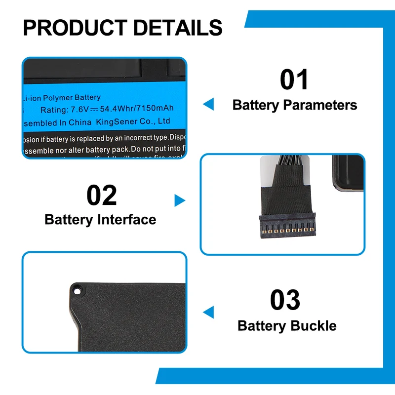 A1496 Replacement Battery For Apple MacBook Air A1466 13 inch Early 2014 | US Stock